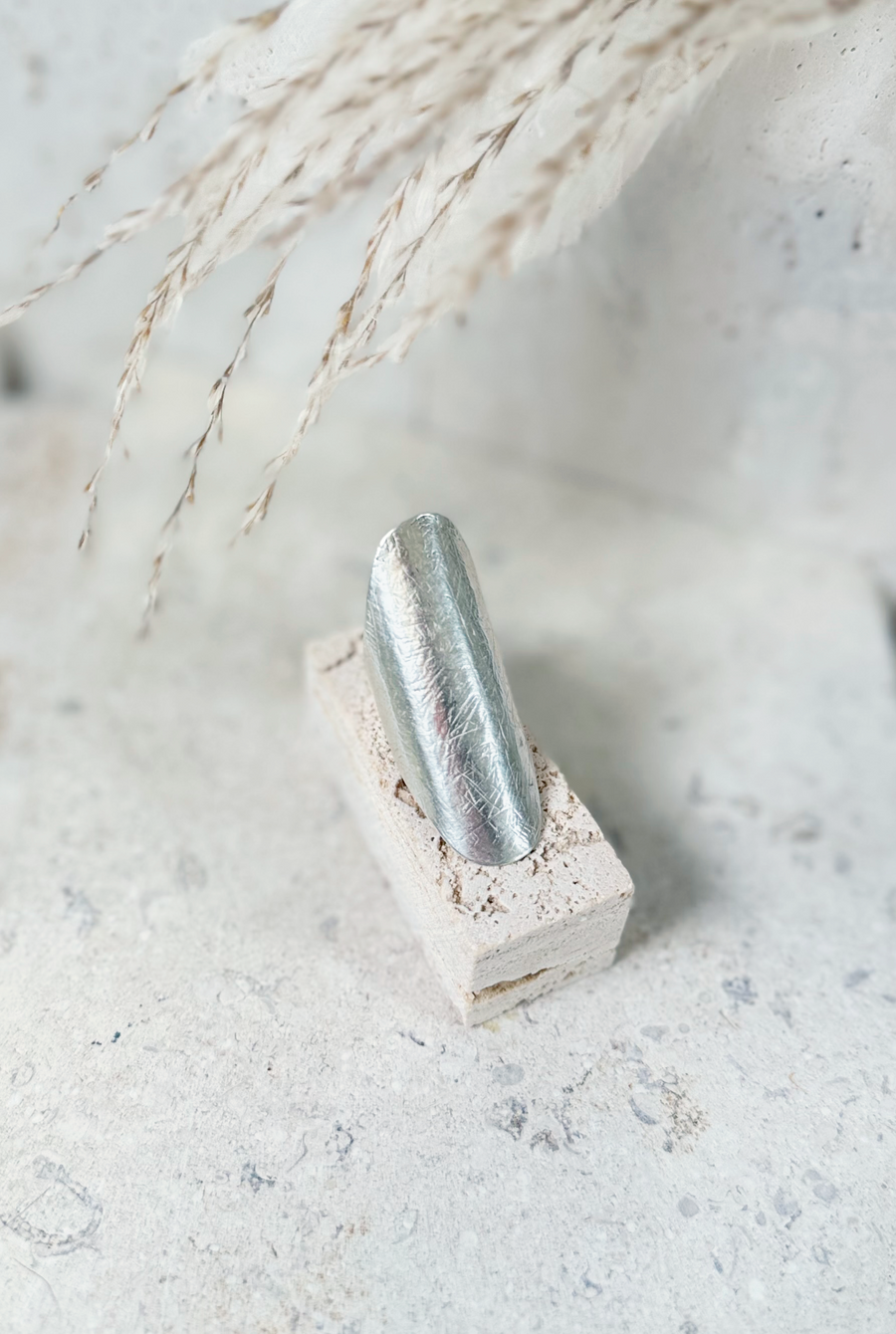 Anillo Santolina plata