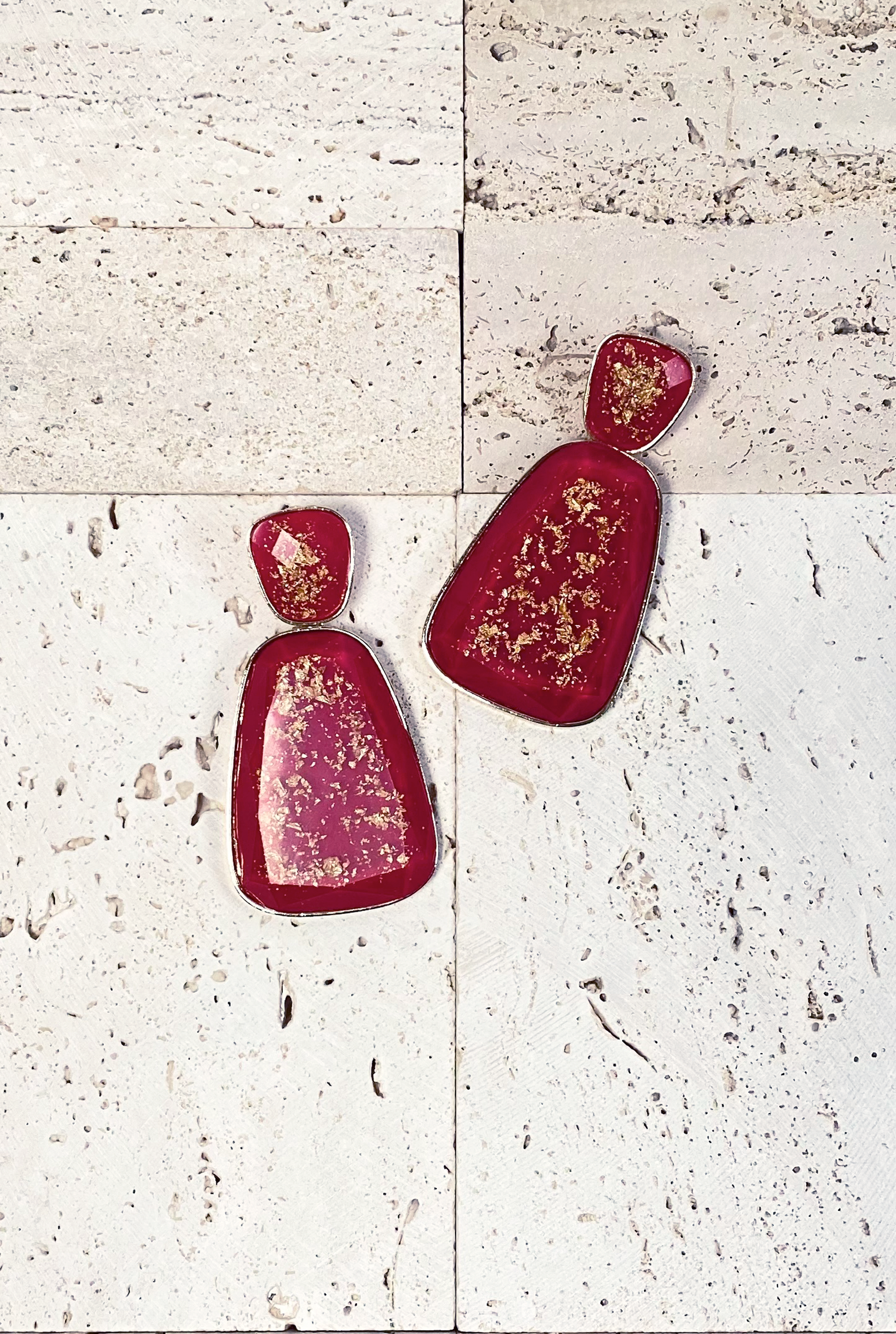 Aros Alelí Rojo
