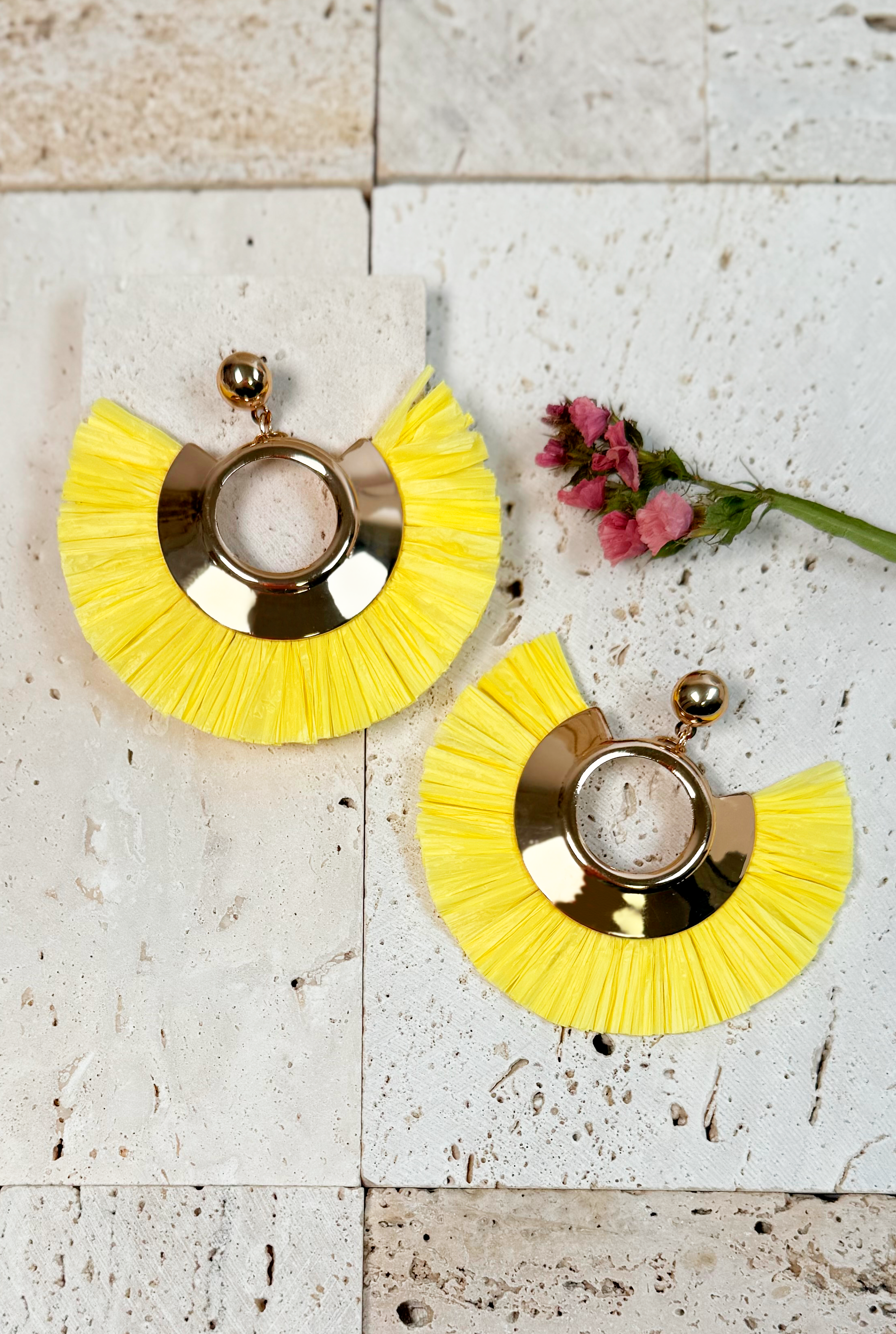 Aros Clavel Amarillo