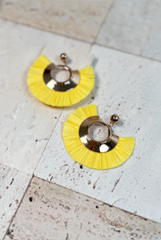 Aros Clavel Amarillo