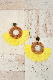 Aros Hortensia Amarillo