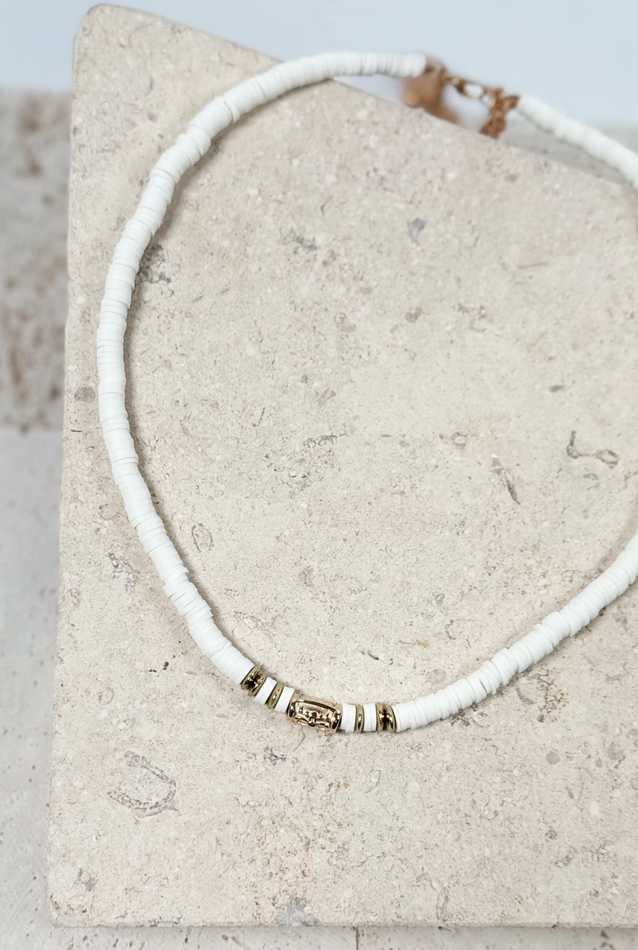 Collar Galega blanco